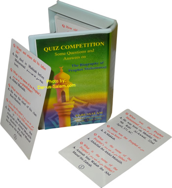 Quiz Competition Cards on Biography of Prophet Muhammad (S)