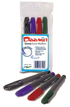 Blue Damp Erase Marker for the Activity Table Mat