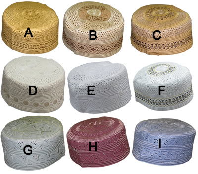Prayer Cap by Al-Rehman Cap House (Assorted Designs)