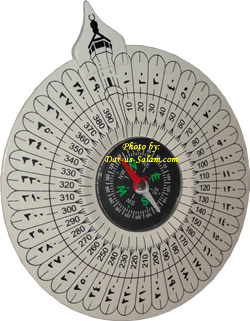 Qiblah Compass for Prayer Rug