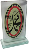 Crystal+Glass+Decoration+with+Muhammad+%28S%29+*+On+Sale%21