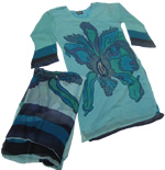 2 Piece Shalwar Kameez (Turquoise)